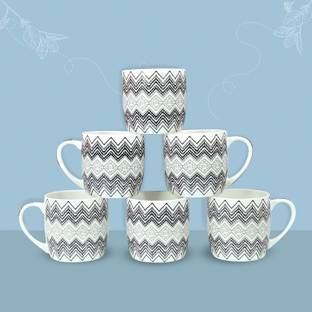 StarAndDaisy Coffee Set of 6 | Ceramic Bone China Cup to Gift to Best Friend Ceramic Coffee Mug