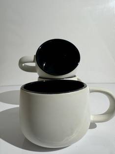 Kefene. Classic Coffee | 240 ml | Microwave Safe | For Hot & Cold Coffee & Tea. Ceramic Coffee Mug