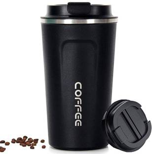 Nirvair Vacuum Insulated Drinks Coffee, Reuseable Water Bottle with Leakproof Lid Stainless Steel Coffee Mug