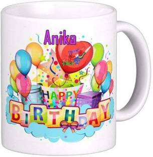 गन्स Happy Birthday Gift for Anav 003 सिरेमिक मग