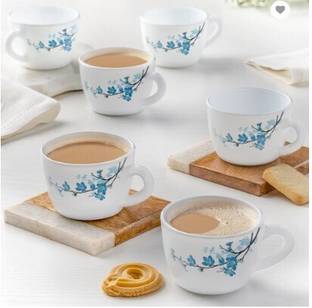 BOROSIL 6N 14CL MIMOSA CUP SET Opalware Coffee Mug