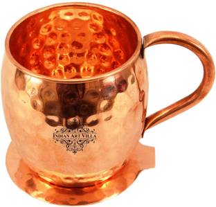 IndianArtVilla IAV-CCB-BW-199 Copper Coffee Mug