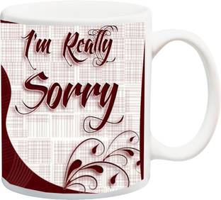 ME&YOU Valentines Gift ; Boyfriend/Girlfriend;Beautiful Stylish I Am Really Sorry Fonts Printed Ceramic Coffee Mug