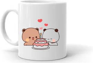 Ser Ak bubu dudu with cake Ceramic Coffee Mug