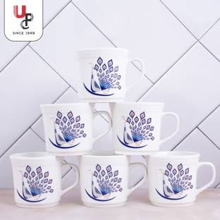 UPC Fine Bone China Ceramics Coffees (Set of 6) Premium Quality and Finish Bone China Coffee Mug