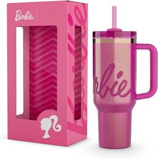 arthasya Barbie Quencher Insulated Tumbler with Handle and Lid Stainless Steel Tumbler