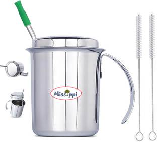 MISSIPPI Sippy Cup Straw Tumbler with Lid + 2 Nos of Straw Cleaning brush - STRAW TUMBLER