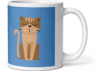 Mr UVD Cat Doing Meditation_MUGG Ceramic Coffee Mug