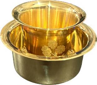 M&V CRAFT PURE COFFEE DABRA BRASS SET Brass Coffee Mug