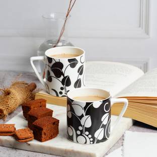 DANDY LINES PUJA medium Coffee - 35026 Bone China Coffee Mug