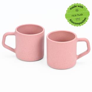 Eha Earth-Friendly Comfy coffee Cup | 200 ml | Made with Rice Husk & Bamboo Fibers | Biocomposite Coffee Mug