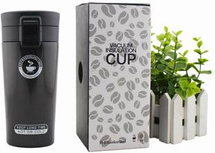 Black Camel Stainless Steel Vacuum Insulated Travel Tea & Coffee - Insulated Cups for Hot and Cold Drinks, Travel Thermos Flask with Lid Stainless Steel Coffee Mug