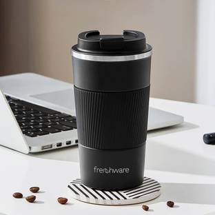 Frenchware Coffee, Tumbler, Flask for Tea Coffee, Insulated, Double Wall Vacuum Stainless Steel Coffee Mug