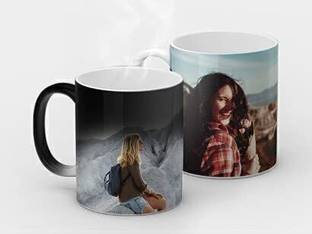 Giftspedia Photo and Text / Cup For Birthday , Anniversary Gift Magic mug 11 Ceramic Coffee Mug