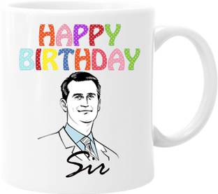 printsbea Printed Happy Birthday Sir Unique Design Quotes Ceramic Coffee Ceramic Coffee Mug