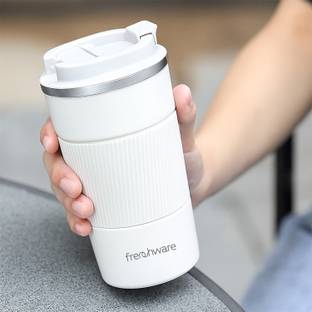 Frenchware Coffee, Tumbler, Flask for Tea Coffee, Insulated, Double Wall Vacuum Stainless Steel Coffee Mug