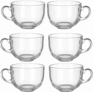 Armin 150 ml tea and coffee cup set of 6 (Clear) Glass Coffee Mug