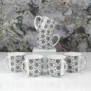 StarAndDaisy Coffee Set of 6 | Ceramic Bone China Cup to Gift to Best Friend Ceramic Coffee Mug