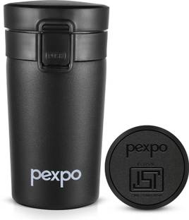 pexpo Cocoa Vacuum Insulated Hot & Cold Spill Proof Stainless Steel Coffee Mug