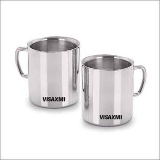 VISAXMI Royal Premium Stainless Steel Unbreakable Tea & Coffee Stainless Steel Coffee Mug