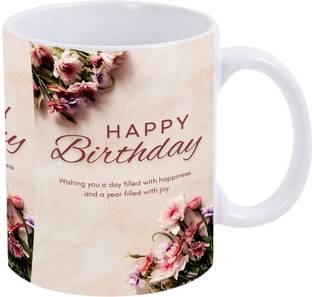 SUARD Happy Birthday Coffee mug for friend wife husband brother sister-121 Ceramic Coffee Mug