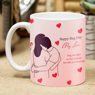 ME&YOU Valentine' s Day Gift Pack | Love Gift Box For Hug Day Ceramic Coffee Mug