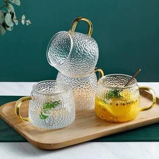 RITKRU Creative Glass Drinks Home, Office Glass Coffee Mug