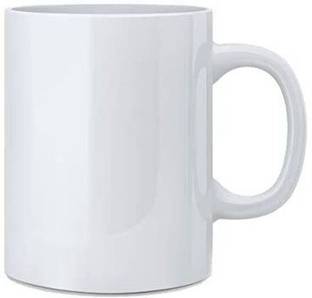 Convay lossy Finish Microwave Safe Ceramic Coffee Tea Milk Royal Plain White 350ml Ceramic Coffee Mug