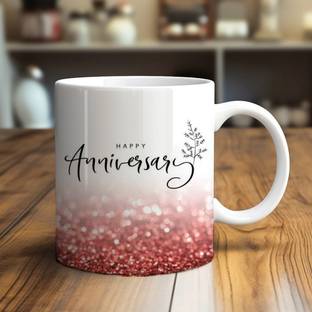 Mahakaal Happy wedding Anniversary best gift Ceramic Coffee Mug