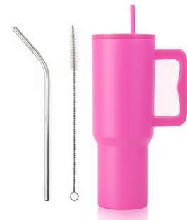 Sigri-wala Insulated Pink Easy to Carry Stainless Steel Tumbler
