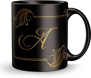 Dreamcart Letter A Design Print gift for Mother , Sister Ceramic Coffee Mug