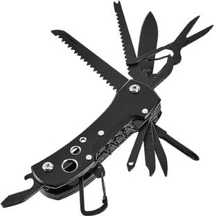 Bambble Multi Functional Portable Pocket Utility 15 in 1 All in One Tools Multi-utility Knife
