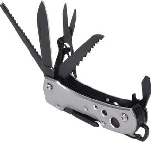DiHAWK Multi Functional Portable Pocket Utility 15 in 1 All in One Tools Multi-utility Knife