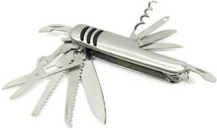 DEZIINE Stainless Multi Functional Army Knife Survival Tool Set Swiss Camping Swiss Army Knife