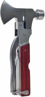 ACP ENTERPRISES 10 in 1 Multi Functional Hammer, Axe, Knife, Screwdriver, Pliers, Saw, Bottle Opener, Scale Knife, Wire Cutter and more for Home, Camping, Hunting and More Speciality Hammer