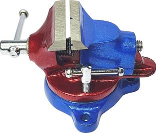 Luxuro Table Baby Vice Swivel Base 50mm Orange-Blue PROFESSIONAL Multi Vise Tool Multi Vise Tool