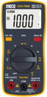 HTY Meco-3¾ Digits 4000 Counts TRMS Autoranging Pocket Size (Model : 101P+TRMS) Digital Multimeter