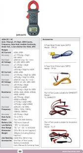 Meco 3690 Auto Digital AC/DC Clamp Meter with Calibration Certificate Digital Multimeter