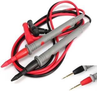 vadda bai Copper Needle Pin 10A Universal Probe Test Leads Pair Detector Wire for Digital Multimeter