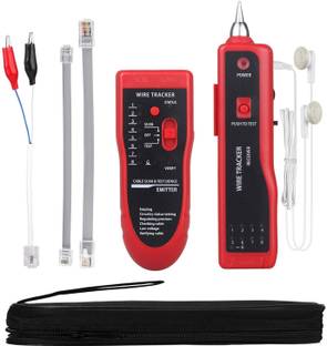 Techtest Cable Tracer Ethernet Network Cable Tester RJ45 RJ11 - Wire Continuity Tester Digital Multimeter