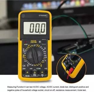 mPOS DT9205A Multimeter for Resistance, Transistor & Continuity Tester for Daily Use Digital Multimeter
