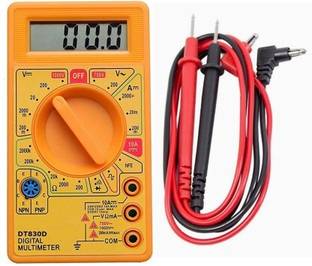 PR Creations Pro-Grade Multimeter with Buzzer and Square Wave Output: Test, Measure Digital Multimeter