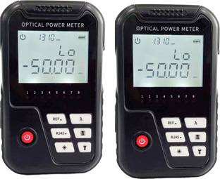 Techtest ( Pack of 2 ) 3 in 1 Optical Power Meter with Laser Light FC/SC 2mw Vfl Rj45 Digital Multimeter