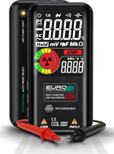 Euro Controls E20 20 in 1 Multimeter - AC-DC Volt/Resistance/Capacitance/Frequency/Temperature Digital Multimeter