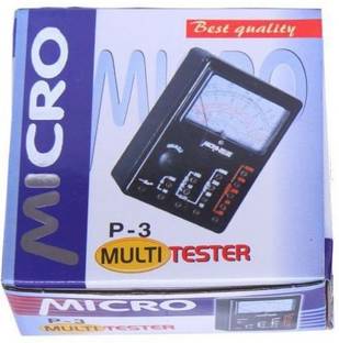GoodsBazaar P-3 Manual Electrical Multitester Voltmeter Ammeter Ohmmeter Voltage Current Analog Multimeter