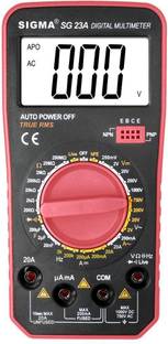 SIGMA SG 23A TRMS with Frequency & Capacitance, Current Upto 20A Digital Multimeter