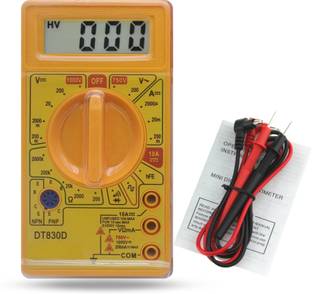 Octec Buzzer Voltage, Current Resistance Capacitance Tester Digital Multimeter