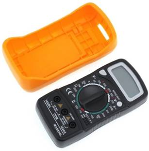 Republic MAS830L Electric Testing Meter Voltmeter Ammeter AC DC OHM Voltage Current Tester Digital Multimeter ( Black with yellow) Digital Multimeter