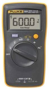FLUKE 101+ Digital Multimeter With Stand, Battery Powered Digital Multimeter
