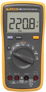 FLUKE Digital Multimeter LCD Clamp AC DC Voltage Current AMP OHM Tester Analog Multimeter